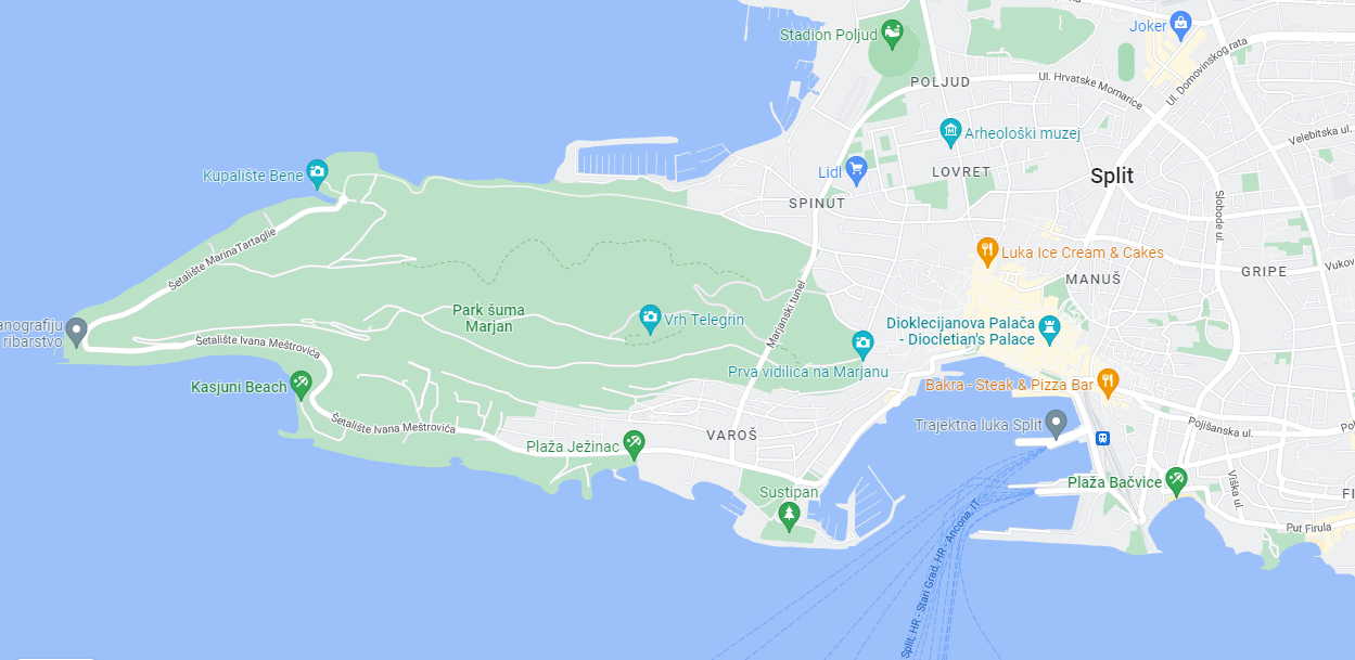 Split and Hvar