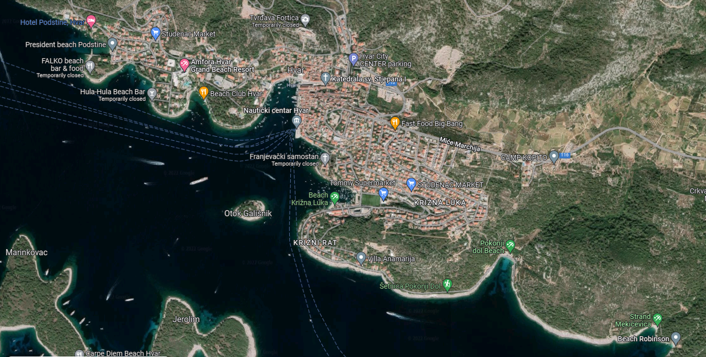 Split and Hvar